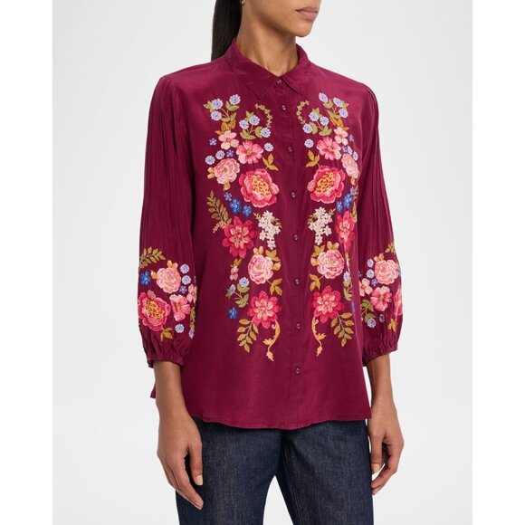 JW-5. Johnny Was Embroidered Blouses & More - Picture 1 of 1